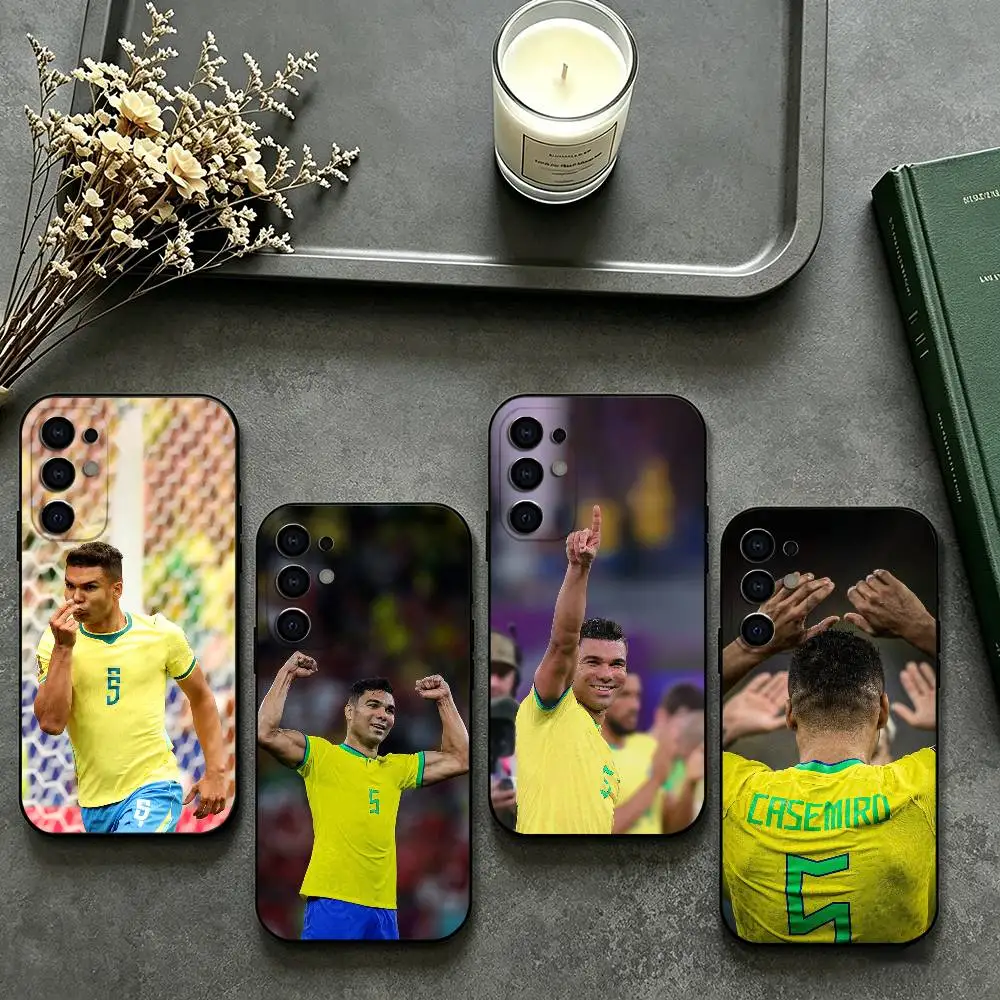 NO.5 C-Casemiro 2026 Phone Case For Samsung S26,25,24,23,22,21,20,30,Ultra,Plus,Fe,Lite Black Shell