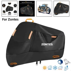 Zontes Logo Motorcycle Cover Waterproof Outdoor Scooter UV Protector Rain Cover For Zontes G1 125 ZT125 G1 ZT125U ZT 125 U ZT 31