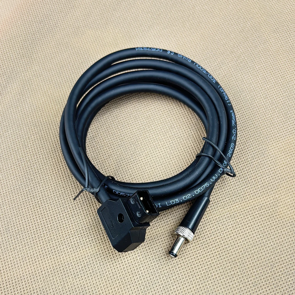 Custom Power Cable Assembly DC5525 Screw Lock Straight Right Angle Plug XLR Socket DTAP Wire Harness Industrial Factory OEM