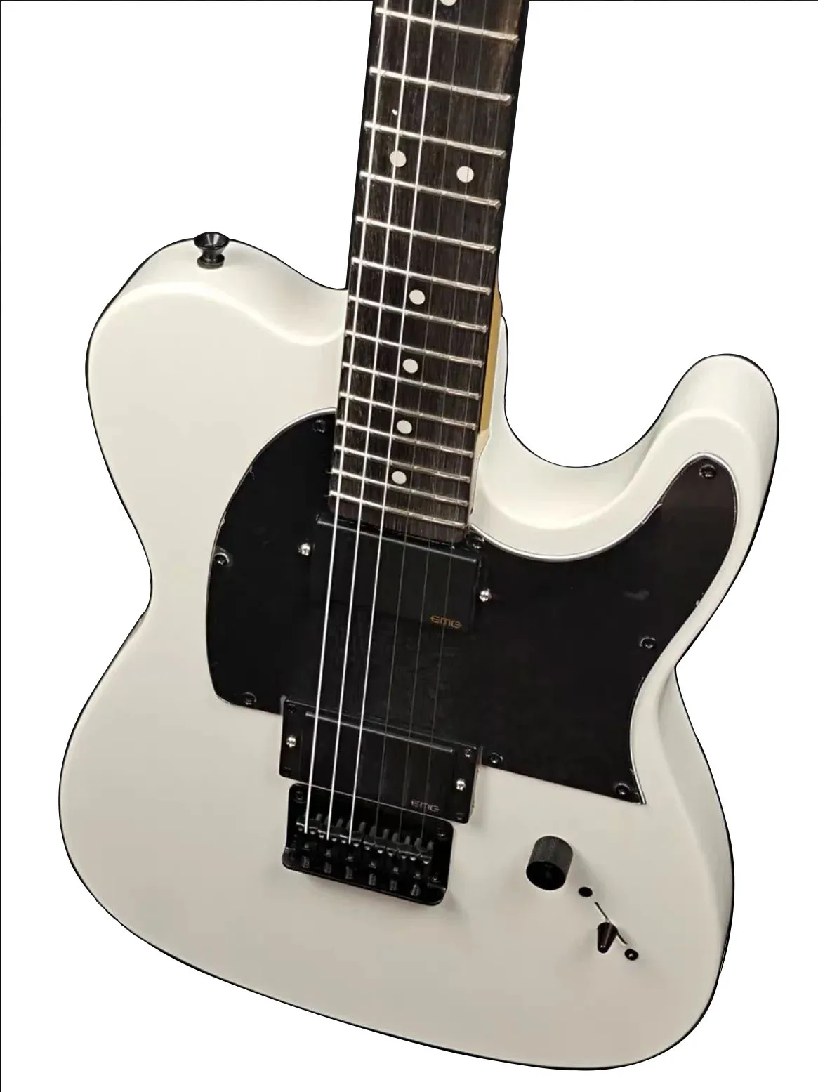 Hot Sale Guitar Flat white AS jim Root Signature T L Guitar Locking Knobs Rosewood Fingerboard High Quality Factory Direct