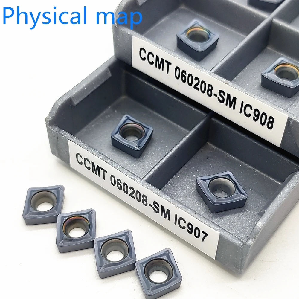 CCMT09T304 CCMT09T308 CCMT060204 IC907 IC908 utensile per tornitura interna inserto in metallo duro utensile per tornio di alta qualità utensile per tornitura in acciaio CNC