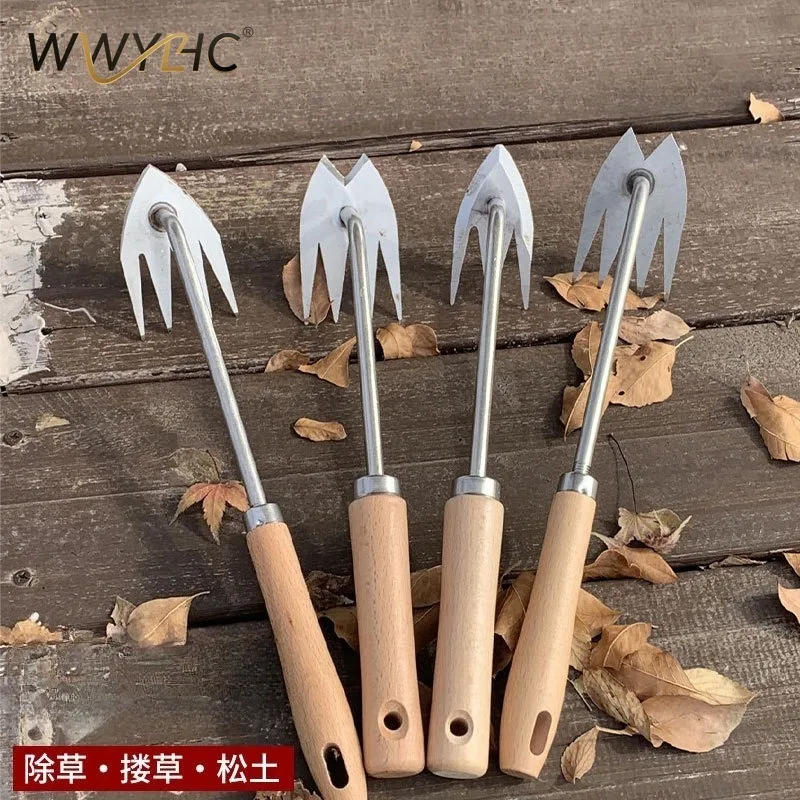 Suitable for Garden Farm Stainless Steel Weed Puller Deep Root Remover No Bend Over Soil Loosening Gardening Agricultural