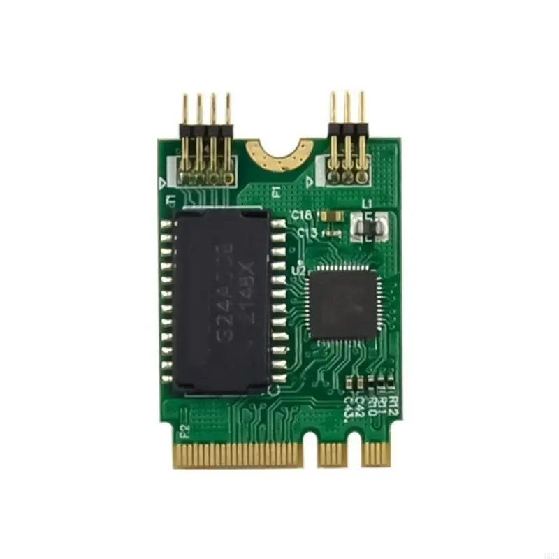 462E M.2 A+E 10/100/1000Mbps Ethernet Adapters for Desktop Computer Server Card