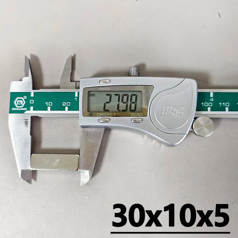 2-100pcs 30x10x5mm Magnet Block Square Tool Fridge Refrigerator Office Whiteboard Kitchen 30*10*5mm Accessory