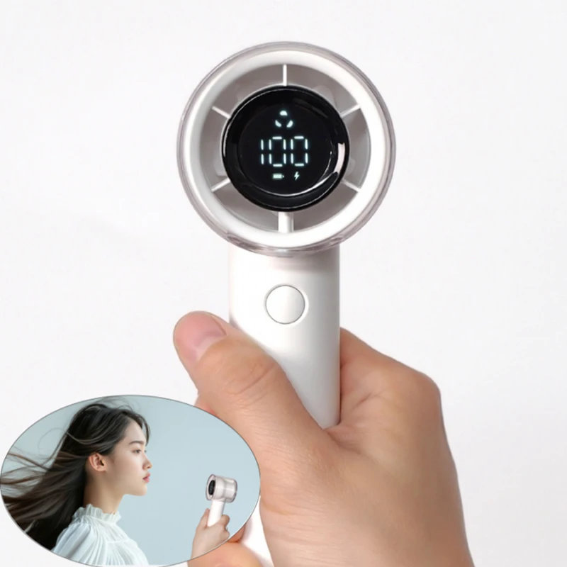 Portable electric fan mini head fan hand fan cooling fan handyman fan