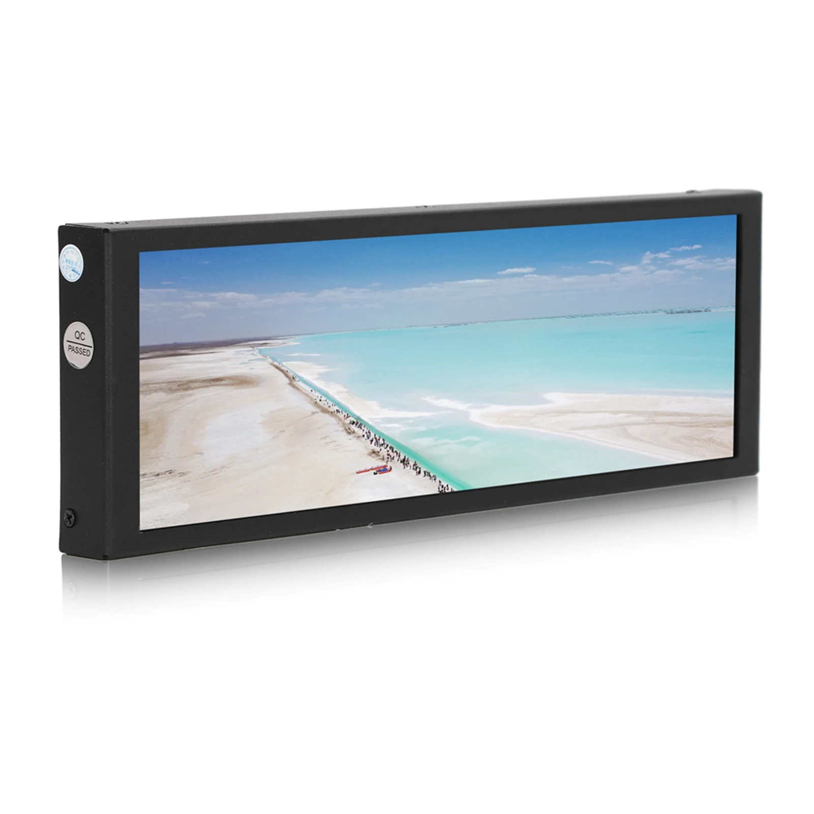 PC Case Secondary Screen 7.9in  LCD Temperature Monitor Driver  6H Hardness for Raspberry Pi 4B PC Case Secondary Screen