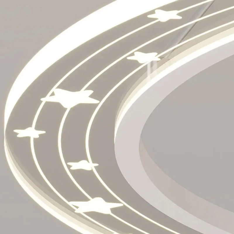 Lámpara colgante LED nórdica para habitación de niños, dormitorio, sala de estar, lámpara colgante, decoración, accesorio de iluminación colgante acrílico