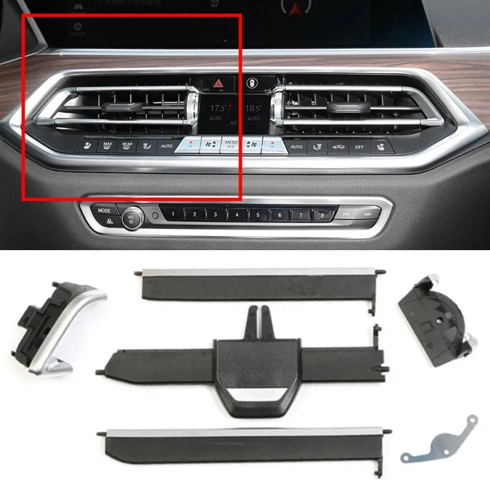 

Left Car Front AC Vent Grill Slider Clip For BMW 1 2 3 4 Series F40 F44 G20 G21 G26 G28 G01 G02 Replace Car Accessories