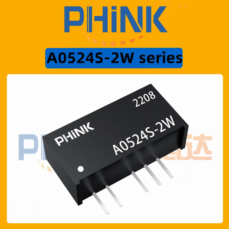 

A0524S-2W A0524S-2WR3 input 5V to positive and negative 24V output DC-DC power module IC, integrated circuits, modules