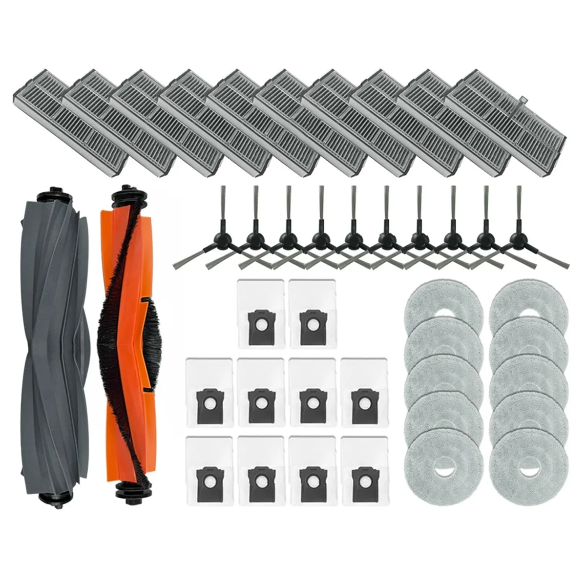 A26P For Dreame L10s Pro Ultra Heat, X30 Ultra, X30 Pro Plus Kit Spare Parts Accessories Brush Filter Mop Cloth Dust Bag,A