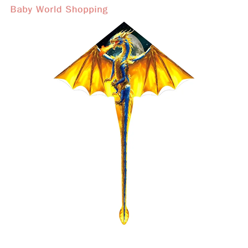 Duży latawiec smok dla dzieci i dorosłych Łatwy do latania Duży latawiec smok z ogonem Łatwy do latania latawiec Zabawka na zewnątrz