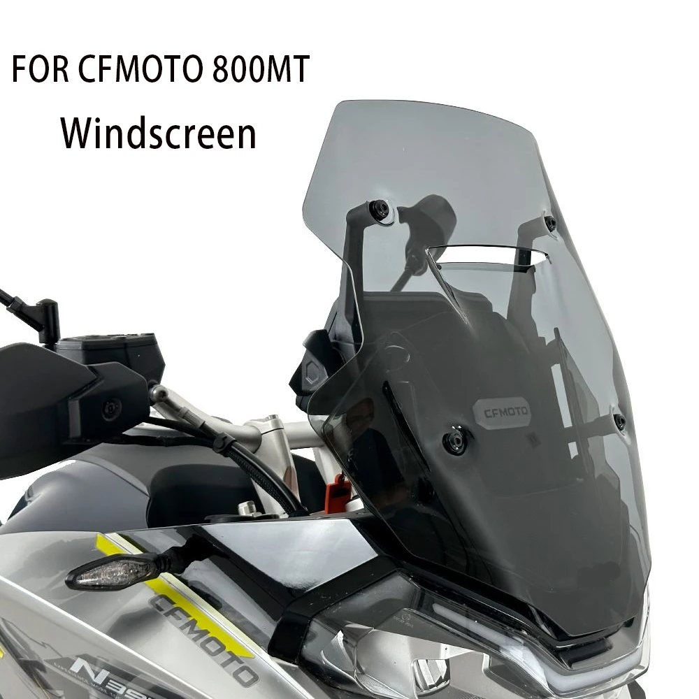 

New Motorcycle Windshield FOR CFMOTO 800 MT 800-MT Accessories MT-800 Higher and wider travel windshield 2022-2024