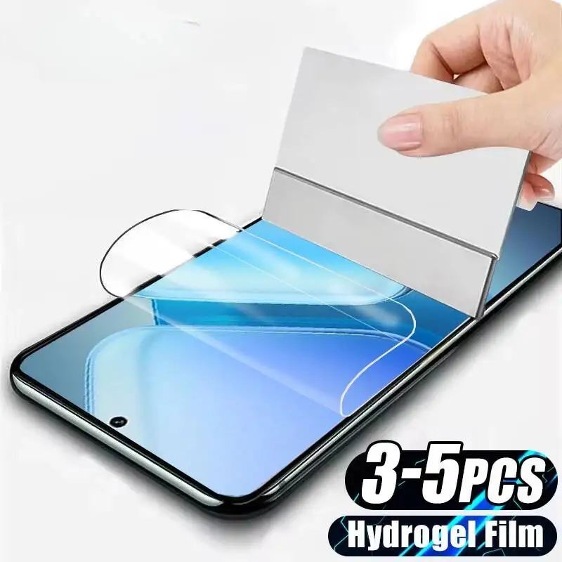 

3-5 шт. гидрогелевая пленка для защиты экрана Iqoo Z9 Turbo Z9X Z8X Z7X Z6X Z5X для Vivo Y77e Y73t Y52t Y30 Y01 Y02 (не стекло)