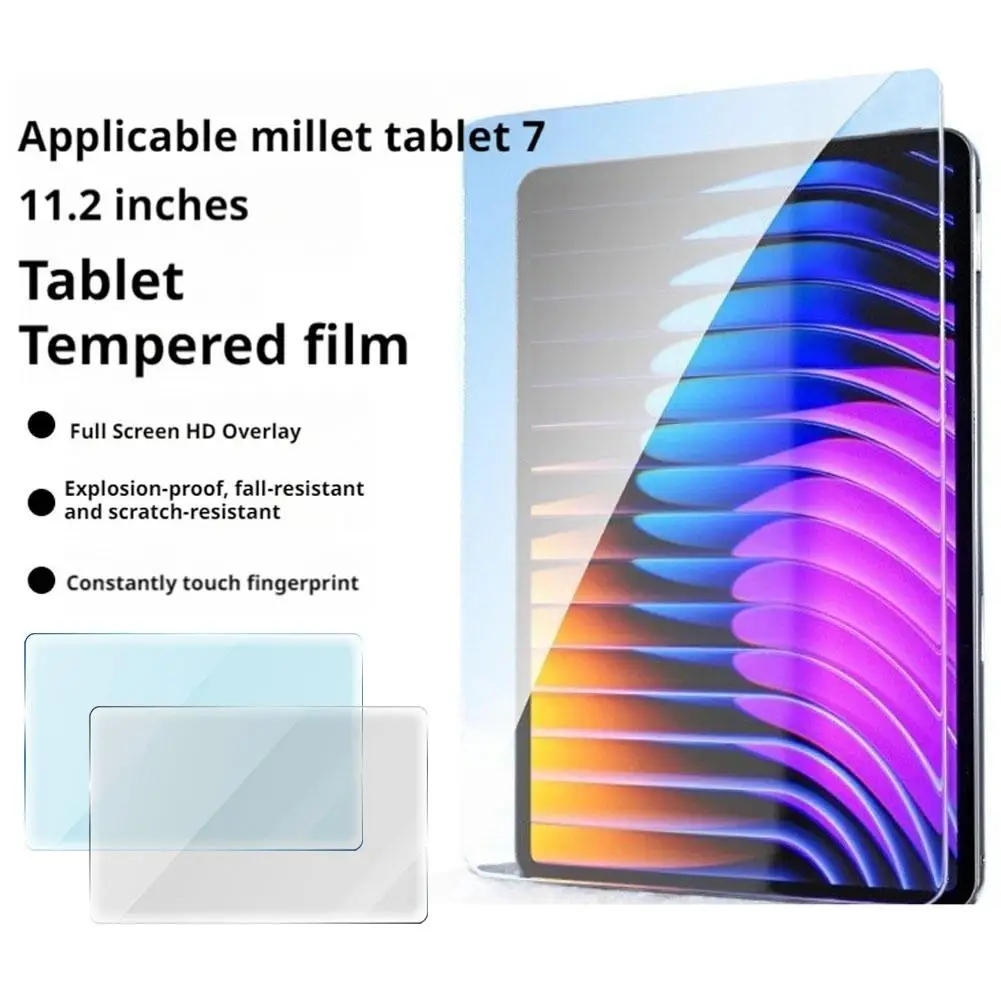 Protector de pantalla para tableta Xiaomi Pad 7 Ultra, película protectora antiarañazos de dureza 9H, funda de vidrio templado con claridad HD, amigable