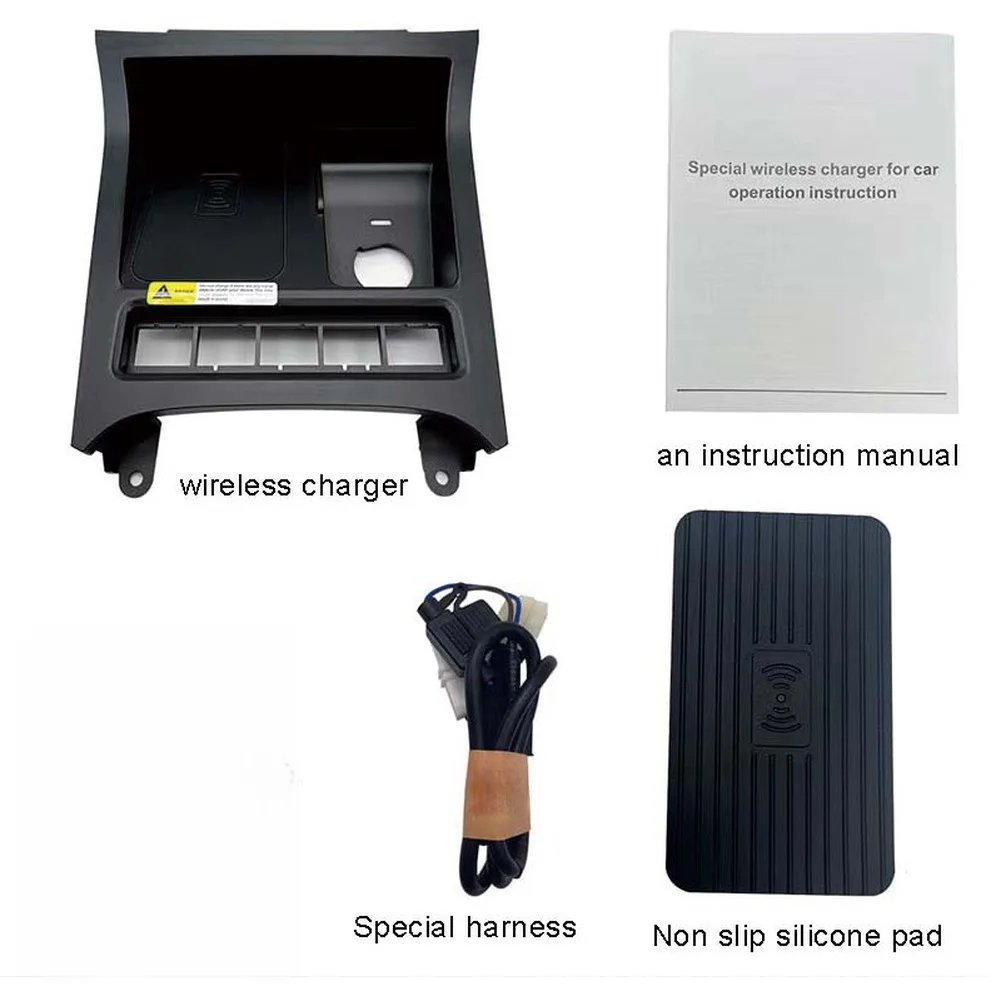 Wireless Charging Panel Replacement for Vehicle Interior with 15W Power Delivery for Golf 6 For Jetta For scirocco
