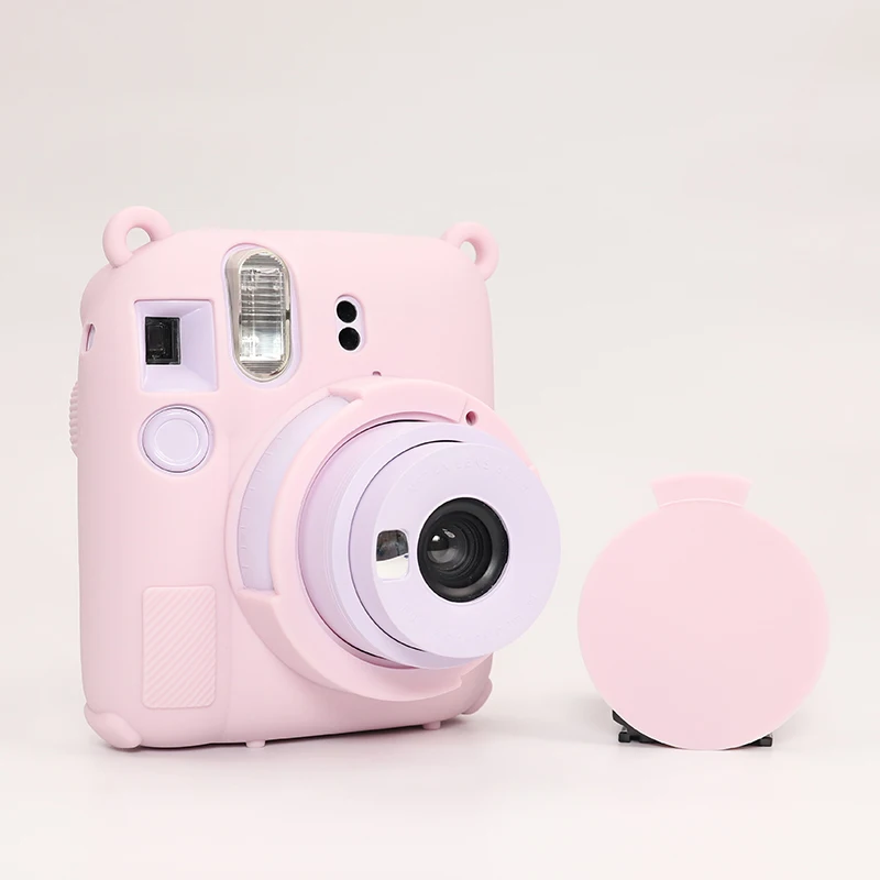 Für FUJIFILM Mini 12 Weiche Silikon-Kamerahülle Armor Skin Digital Silikon Angenehmes Tragegefühl Kameratasche Schutzhülle