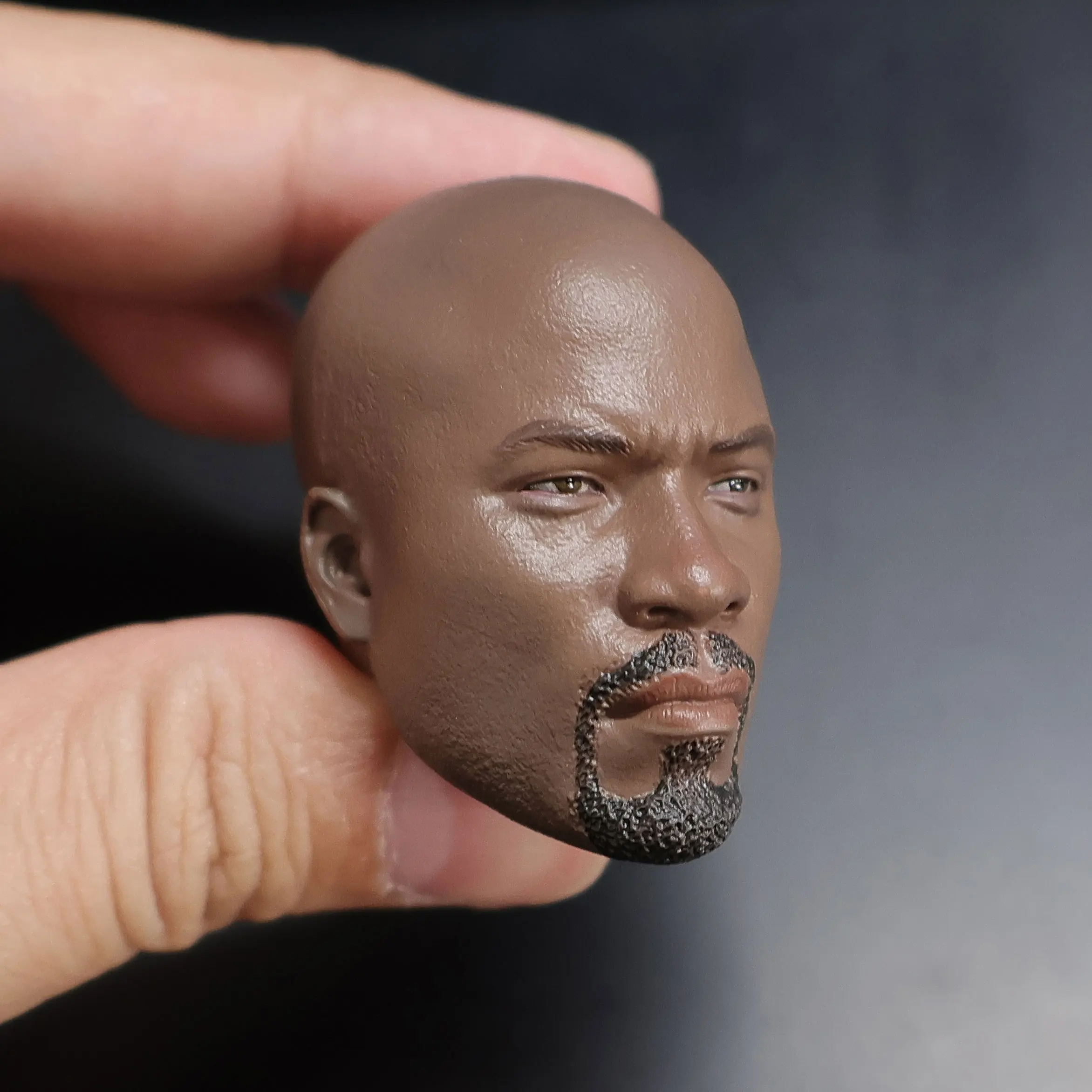 1/6 Bilancia Luke Cage Mike Colter Testa Sculpt PVC Testa Intagliare Modello Misura 12 ''Soldato Maschio Action Figure Corpo Bambole