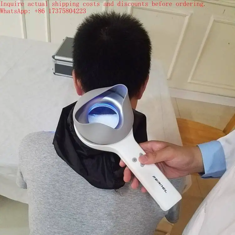 KN- 9000B Veterinary Medical Woods Lamp test and Diagnosis Magnifier Dermatologic Wood Lamp with UBA &LED Light