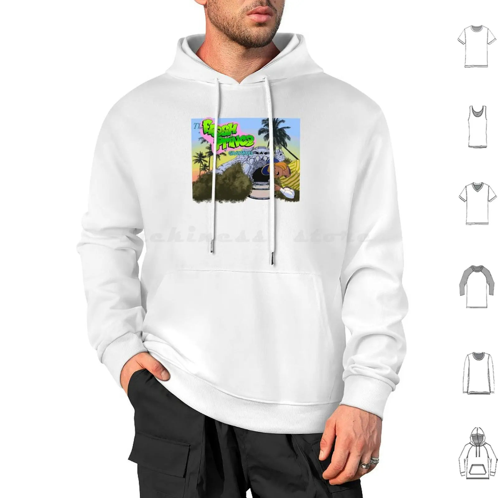 Sudadera con capucha The Fresh Prince Of Grayskull de algodón de manga larga de los años 80, divertida Mash Up He Man Prince Adam Fresh Prince Bel Air