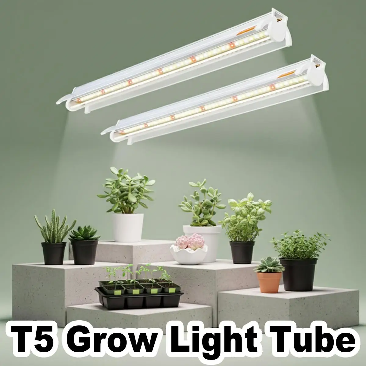 t-5成長灯ledストリップ高ppfd全スペクトルアルミニウム室内花園野菜花サボテン盆栽植物ランプ