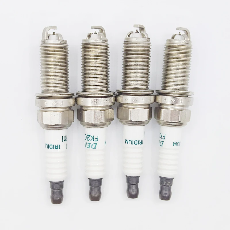 4pcs 90919-01263 FK20HBR11 Dual Iridium Spark Plug For Toyota 9091901263 FK20HB-R11 90919 01263 Car Engine