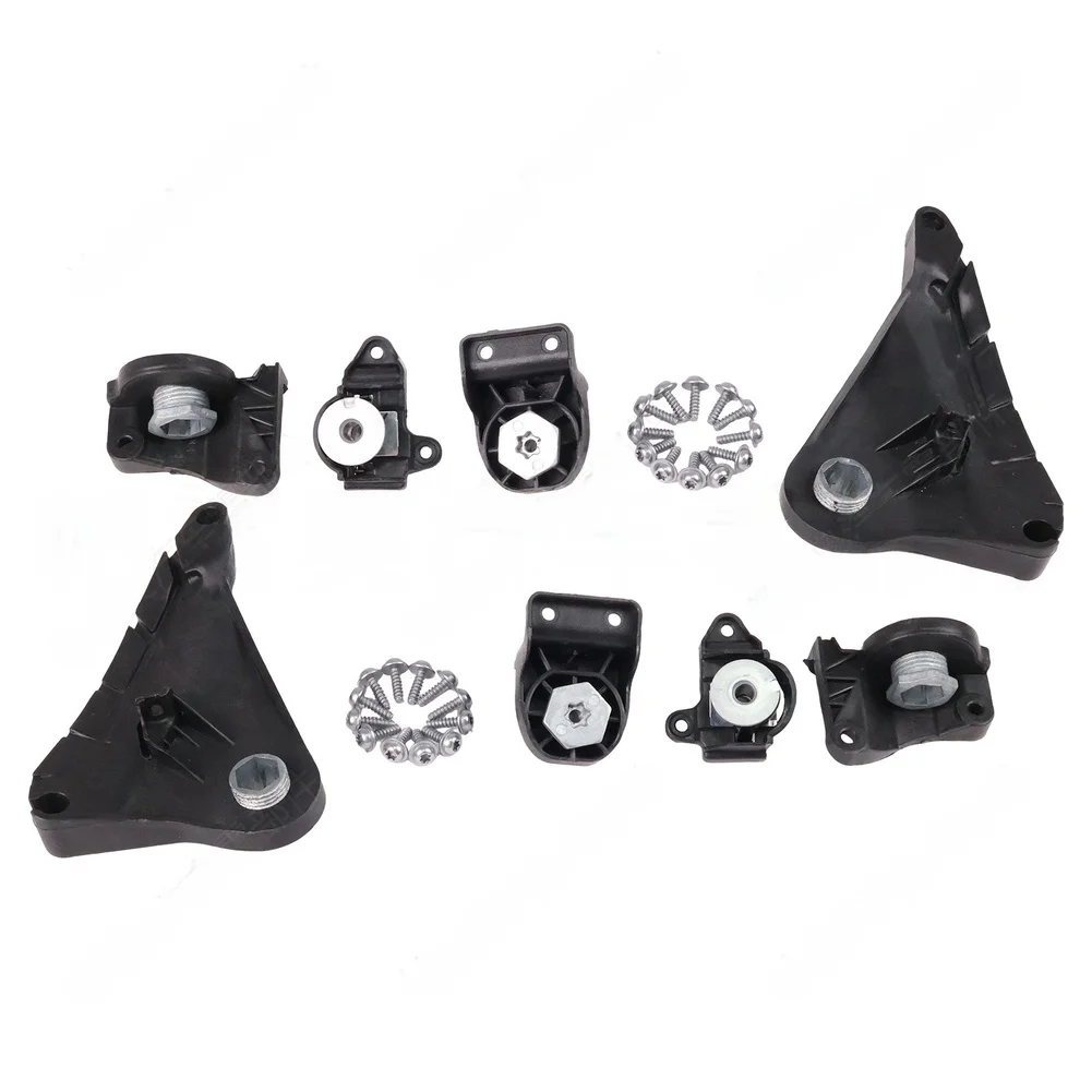 W206 Headlight Fix Headlight Repair Kit For Damaged Headlight Repair Black Heat Resistant ABS Pressure Resistant
