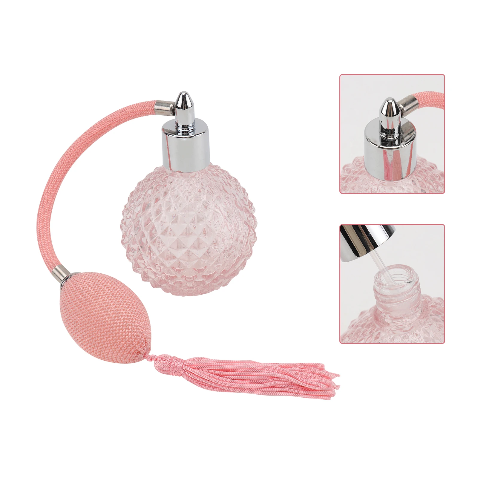 1Pcs Screw Bottle 100Ml Pink Refillable Small Empty Storage Container for Travel Home Use Delicate Fashion Design