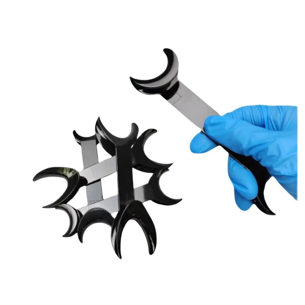 

4PCS Dental T-Shape Retractor - Double Head Mouth Opener for Orthodontic Procedures and Dental Laboratory Applications