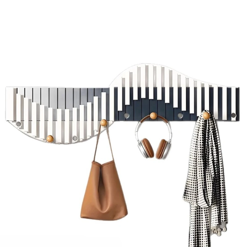 Entry entrance hanger decorative hook wall hanging integrated 2025 creative new key storage bedroom coat rack