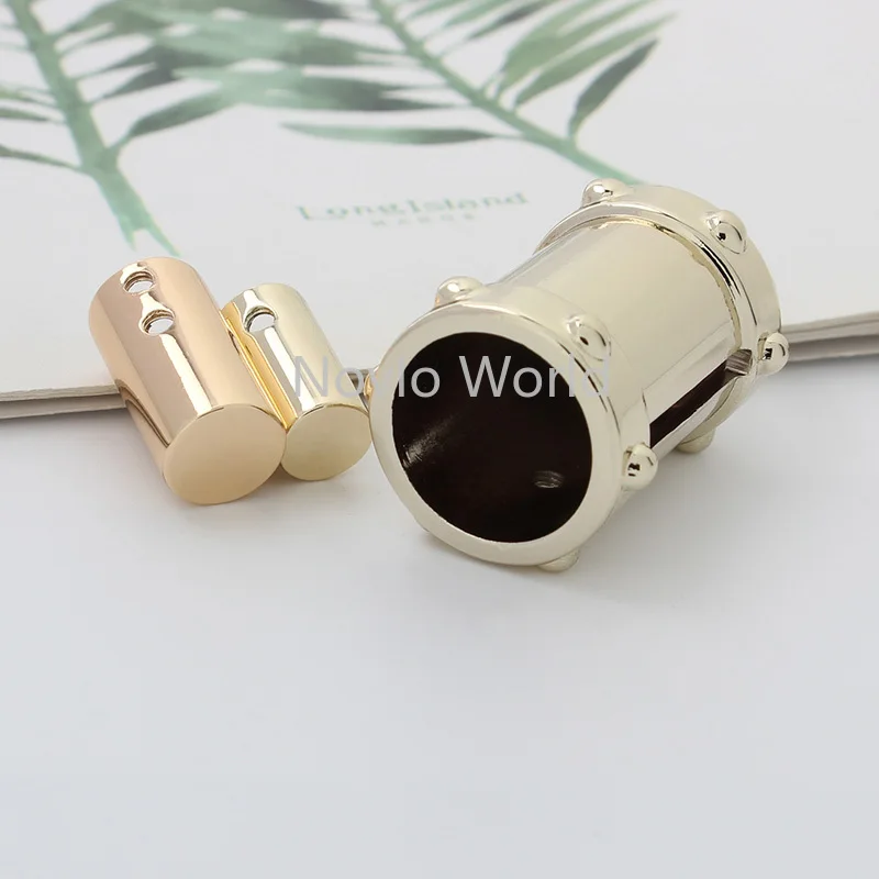 10-50pieces 4 colors 16*6mm 20*8mm 46*17mm high quality alloy tassel cap for chain bag connect bag hanger connector purse parts