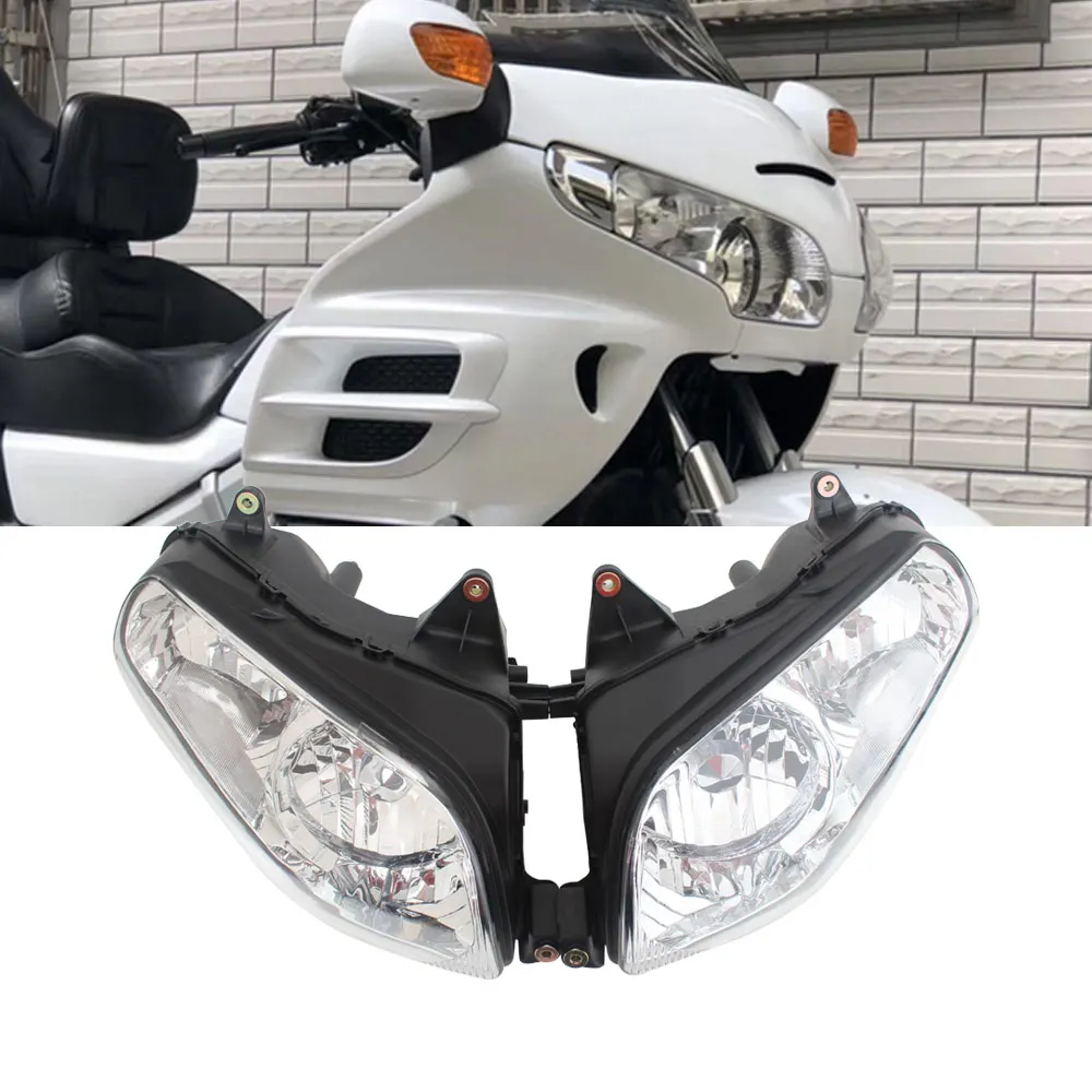 Headlight Replace Headlamp Lighting Lamp Housings Assembly For Honda Gold Wing Audio Comfort Navi ABS Valkyrie GL1800 2001-2017