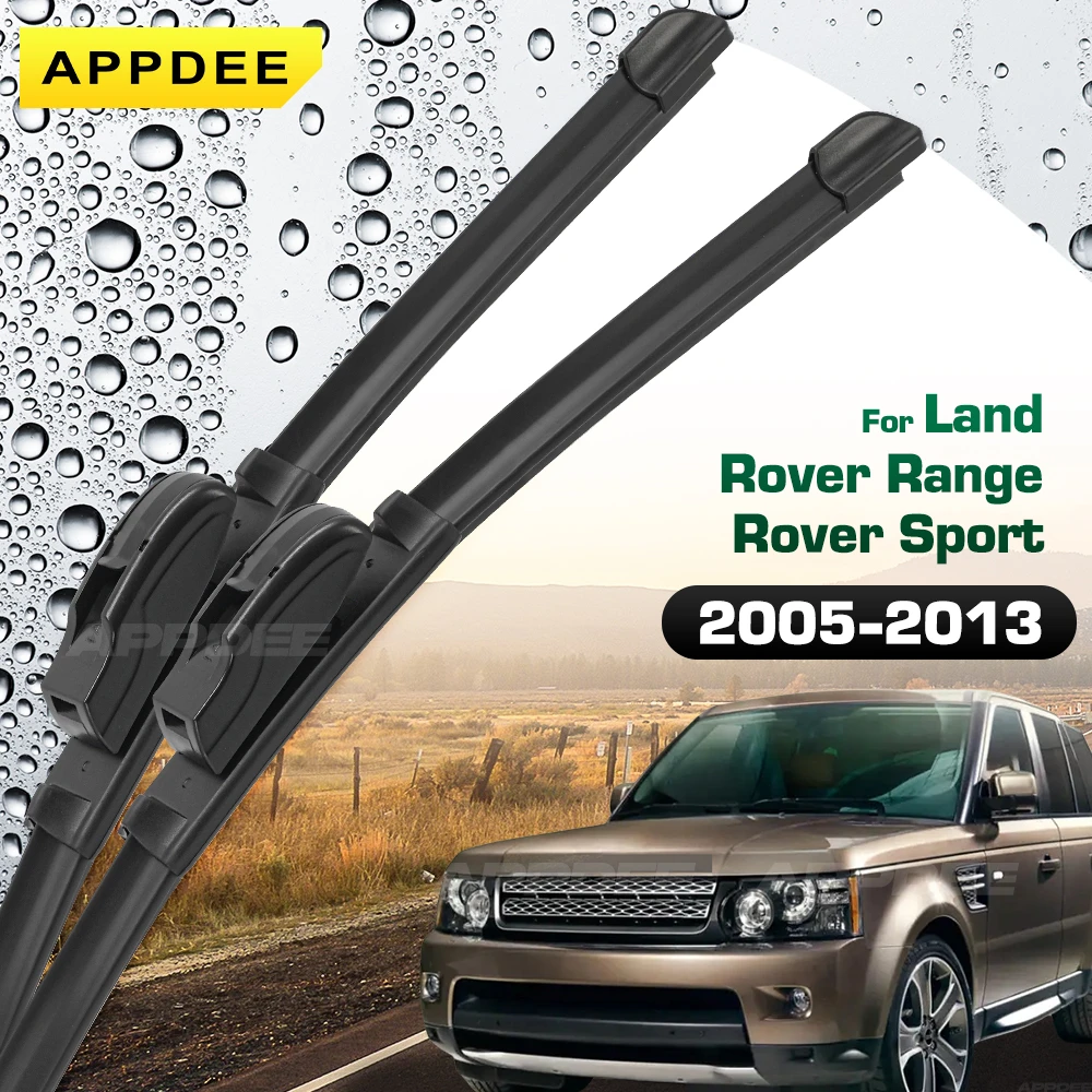 

APPDEE для Land Rover Range Rover Sport 2005-2013, силиконовый и резиновый дворник, передние щетки стеклоочистителя, лобовое стекло, оконная щетка