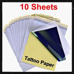 Tattoo Transfer Paper 10 Sheets A4 Size Thermal Stencil Transfer Paper for Tattoo Transfer Machine Copy Paper DIY Tattoo Pattern