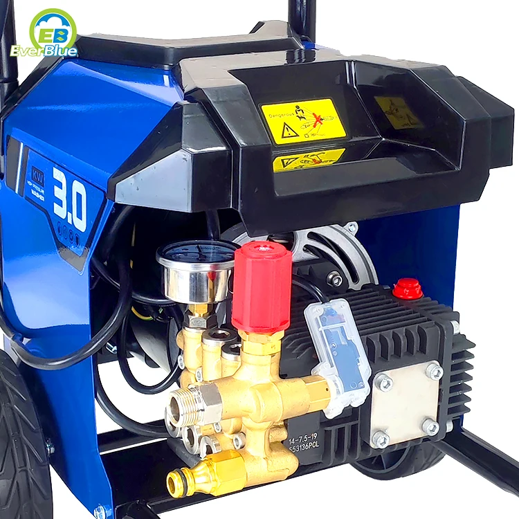 EverBlue High Pressure Car Washer Water Gun 3000w Portable Pressure Cleaner For Car Ground