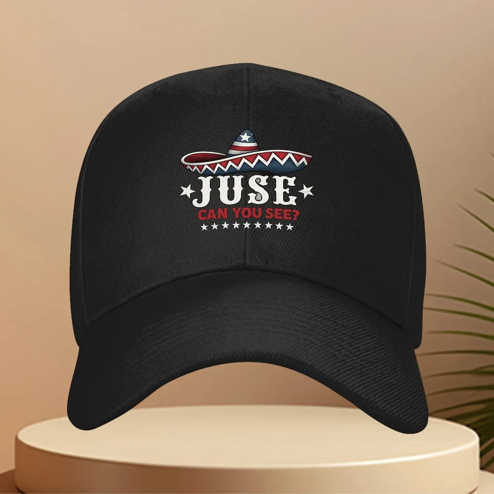 

Juse Can You See Sombrero Baseball Cap Adjustable Unisex Outdoor Sports Travel Hat