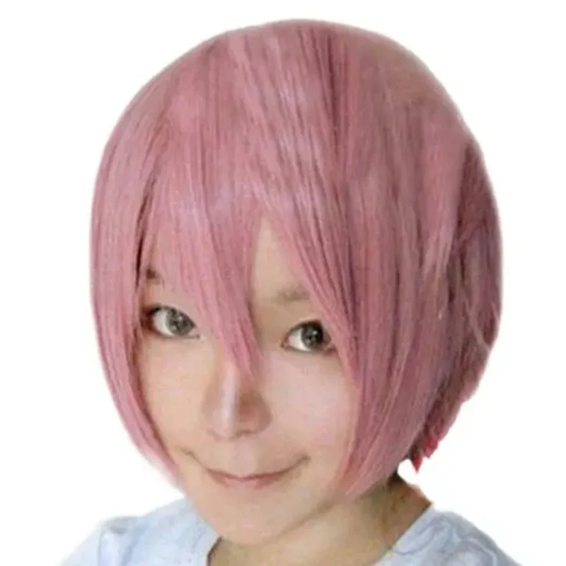 شعر مستعار قصير اصطناعي أنيمي للكوسبلاي ، ألياف درجة حرارة عالية ، أسود ، أبيض ، أرجواني ، أزرق ، أحمر ، أصفر ، حفلة تنكرية ، 30