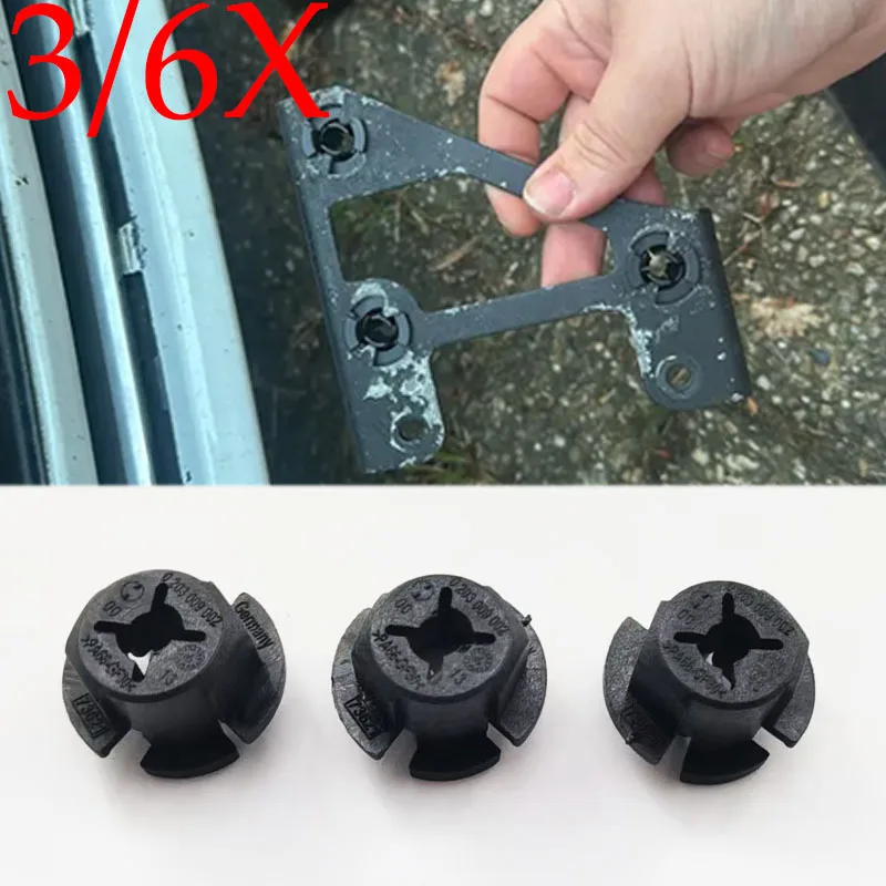 3/6 pçs carro sensor de radar acc distronik módulo controle suporte clipe fivela titular 0203009002 para vw audi suzuki toyota mercedes
