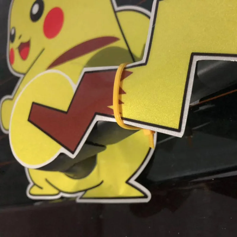 Pokemon Cute Car Rear Window Wiper Wagging Tail Reflective Pikachu Stickers Cartoon Modification Stickers Children\'s Toys Gifts