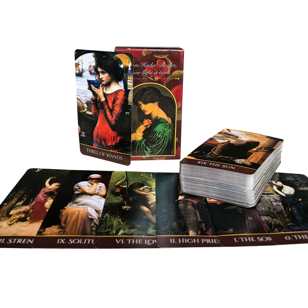 

Tarotpersephones Garden Leisure Entertainment Card Family Gathering Divination Deck Tarot Board Playing Card Game