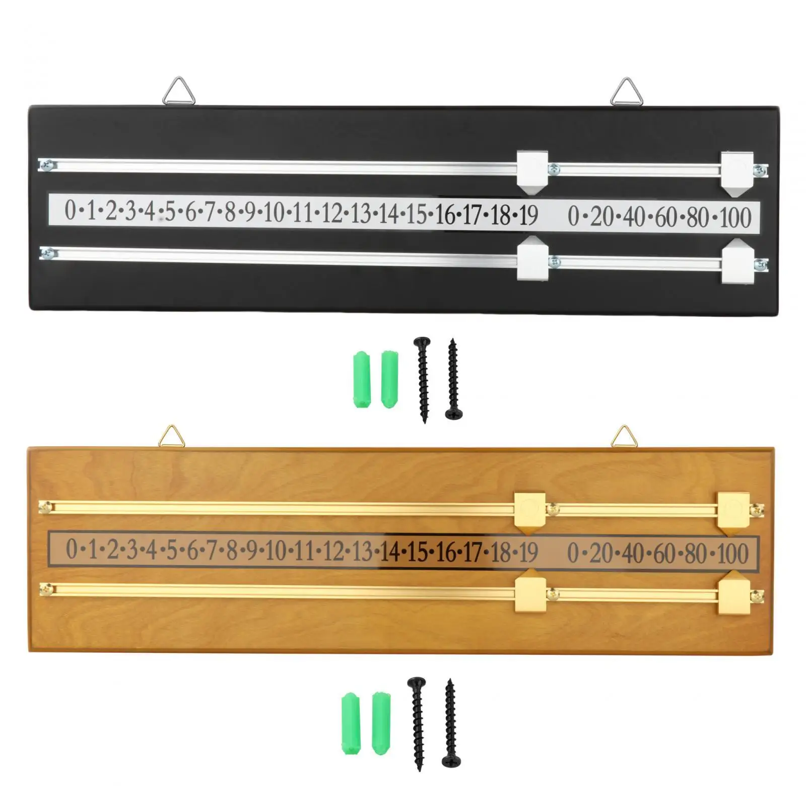 Tablero de puntuación de billar portátil, contadores de juegos de Snooker, marcador de puntuación de árbitro, accesorios de madera