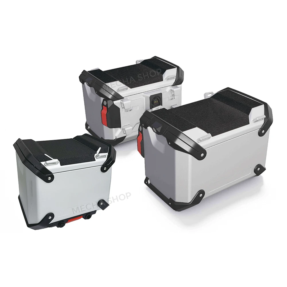 ل R1300GS ADV 2025 الدراجات النارية الجانب حالة منصات السلة مجموعة غطاء R 1300 GS مغامرة إيفا زلة ملصق عدة منصات واقية