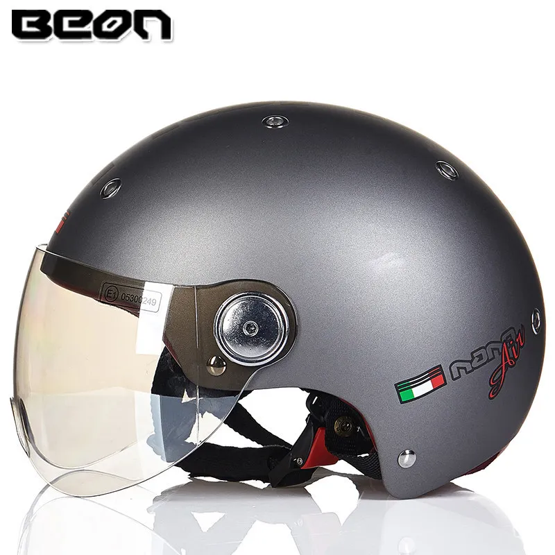 

BEON Men Women Summer Vintage Motorcycle Motorbike Half Face Helmet Retro Casco Helmets B103