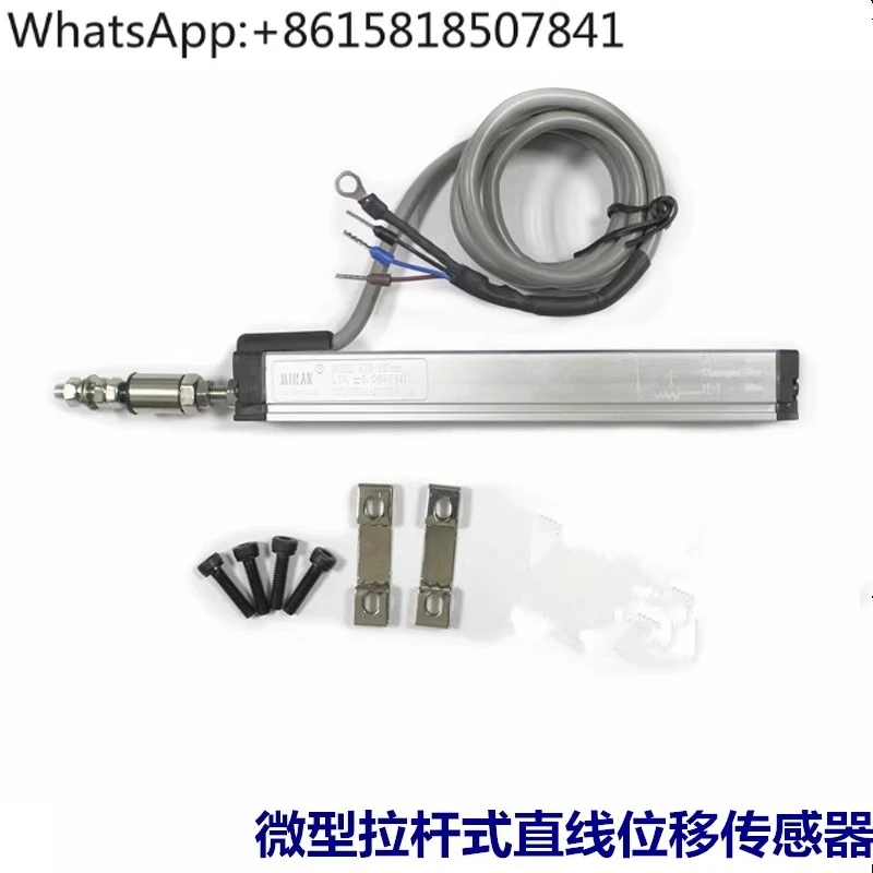 

Миниатюрный рулевой стержень, тянущий веревочный преобразователь линейного перемещения, 100 мм, гидравлический цилиндр, электронная линейка, диапазон