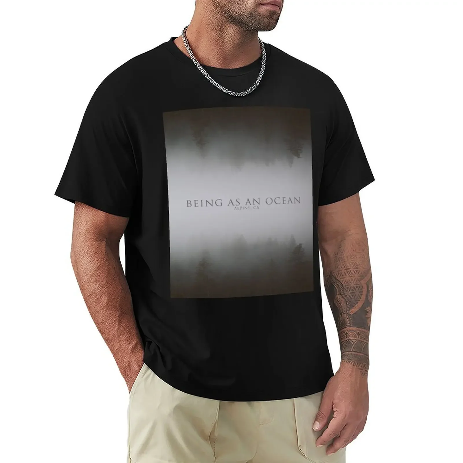 

Being As An Ocean - Forest T-Shirt cotton graphic tees customs plus sizes cotton t shirt men