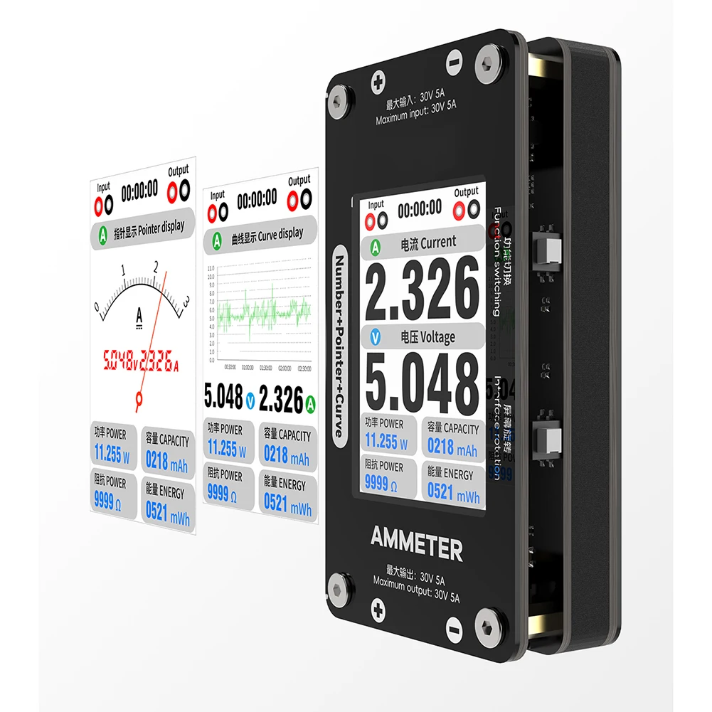 

Mobile Phone Test And Maintenance Curve Pointer Type Digital Display Ammeter For Test Measurement Tool Accessory