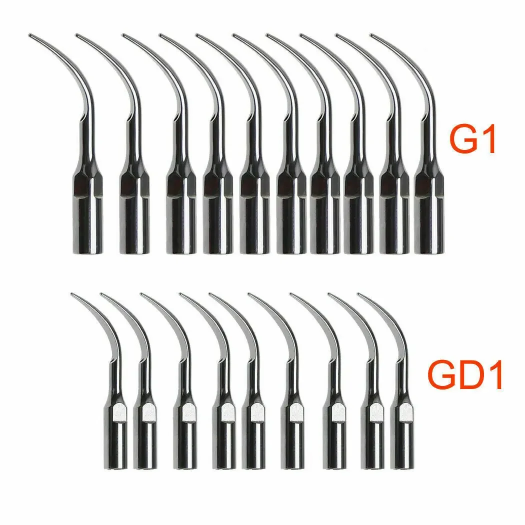 

10PCS Dental Ultrasonic Piezo Scaler Tips Fit EMS Woodpecker /NSK DTE SATELEC Handpiece