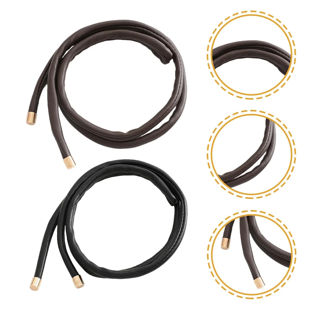 

2Pcs Stylish Ponytail Holders Hair Ties Comfortable Hairbands Perfect for Braided Hairstyles and Daily Wear