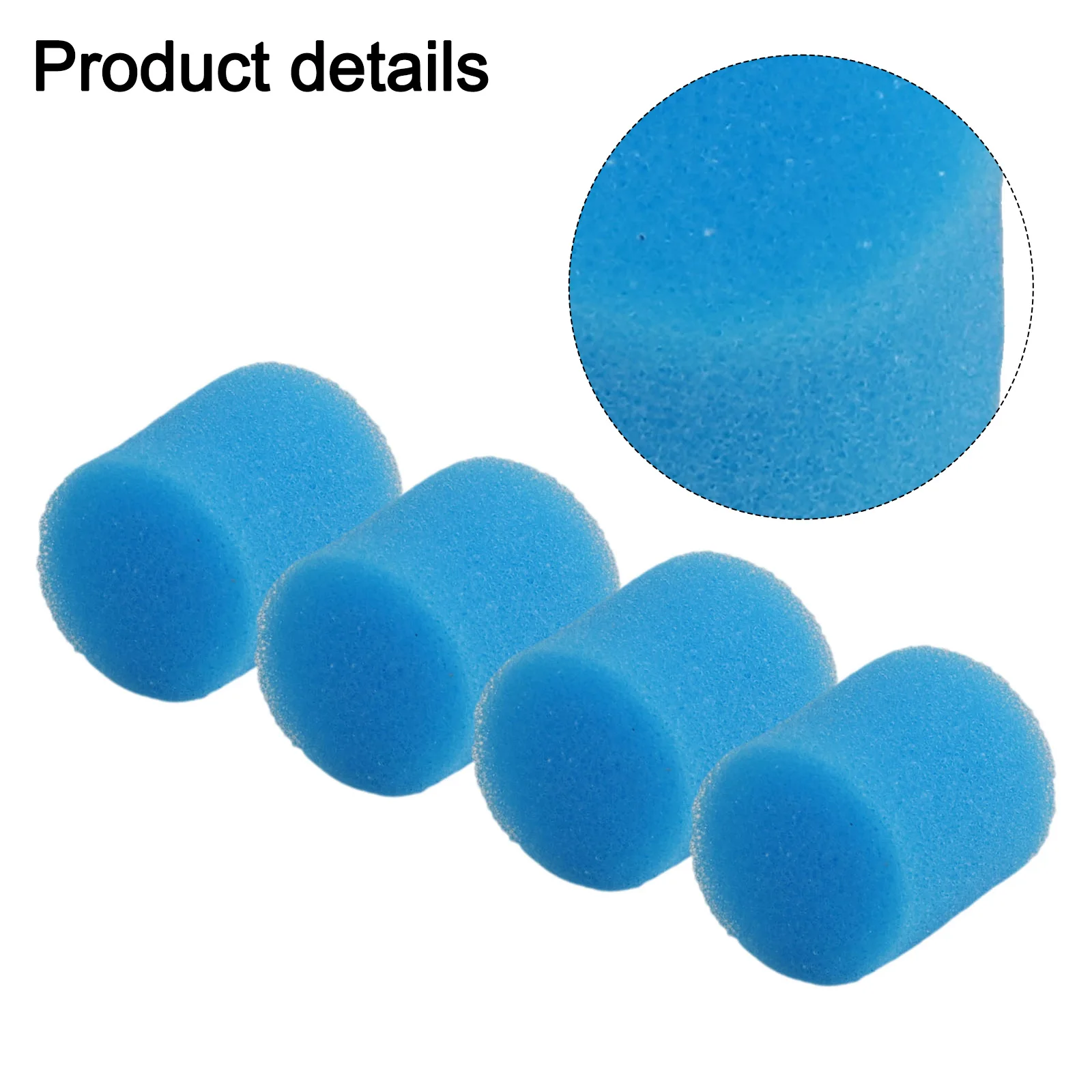 4pcs Clean Water Tank Sponge Filter For For ECOVACS For DEEBOT TX1 For For T10 N9+ For For T20 For X1 Robot Vacuum Cleaner For M