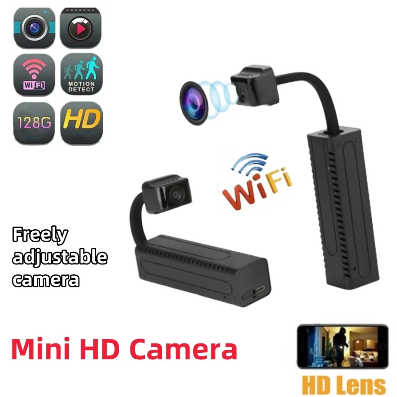 1080p hd mini câmera wif portátil visão noturna controle remoto proteção de segurança em casa micro ip filmadoras gravador vigilância