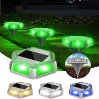 1PC Solar Deck Lights LED Path Light Outdoor Solar Step Light Solar Powered Light Bar for Stairs Driveway Underground Light